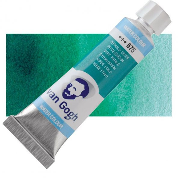 Talens Van Gogh 10 ml. Tüp Sulu Boya 675 Phthalo Green