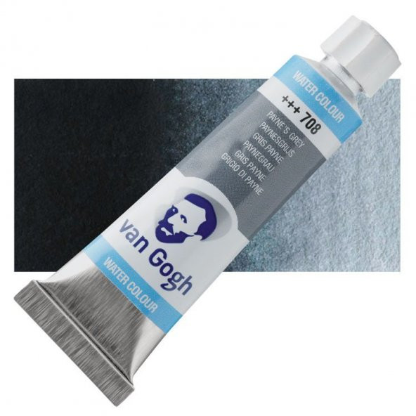 Talens Van Gogh 10 ml. Tüp Sulu Boya 708 Paynes Grey
