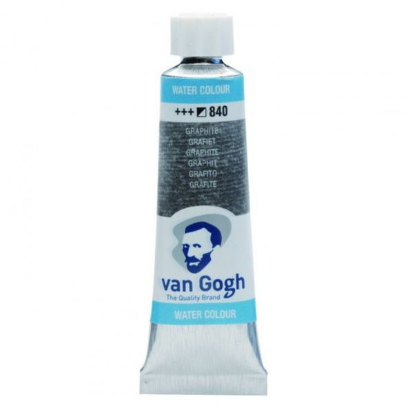 Talens Van Gogh 10 ml. Tüp Sulu Boya 840 Graphite - 1
