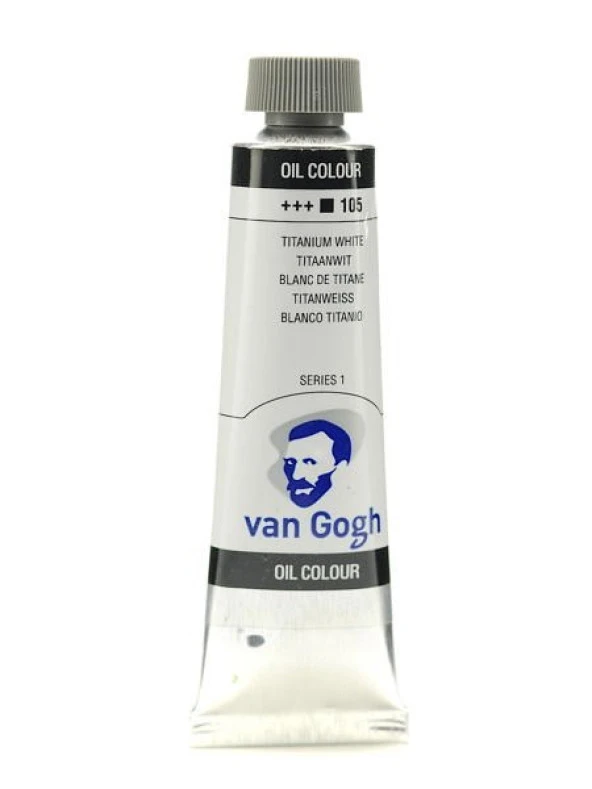 Talens Van Gogh Yağlı Boya 40 ml. 105 Titanium White