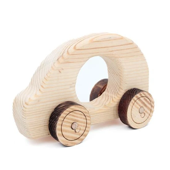 Ahşap Oyuncak Tekerlekli Araba Model-5