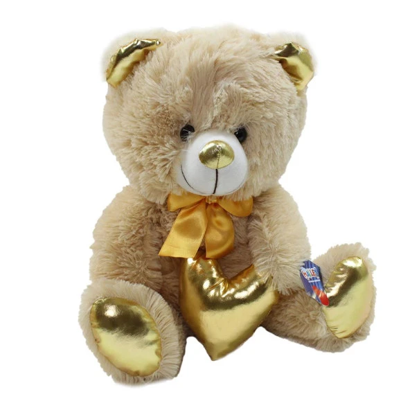 62501 Parlak Kalpli Peluş Ayı 40 cm - 8