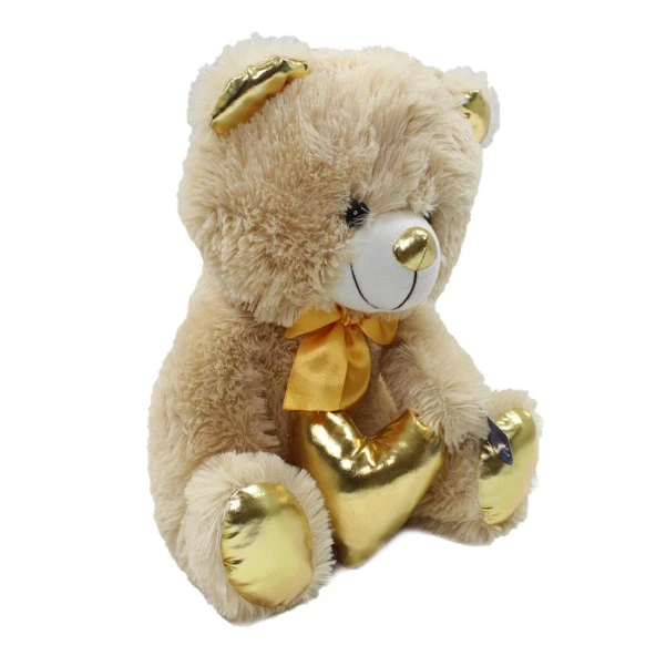 62501 Parlak Kalpli Peluş Ayı 40 cm - 9