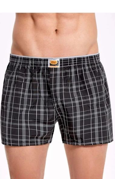 İLKE 02 ERKEK POPLİN BOXER 6 ADET - Resim 4