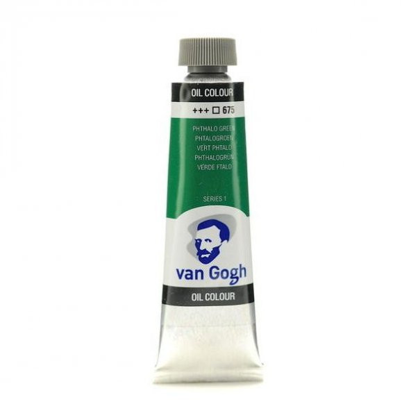 Talens Van Gogh Yağlı Boya 40 ml. 675 Phthalo Green