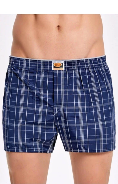 İLKE 02 ERKEK POPLİN BOXER 6 ADET - Resim 2