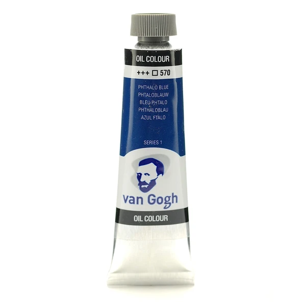Talens Van Gogh Yağlı Boya 200 ml. 570 Phthalo Blue