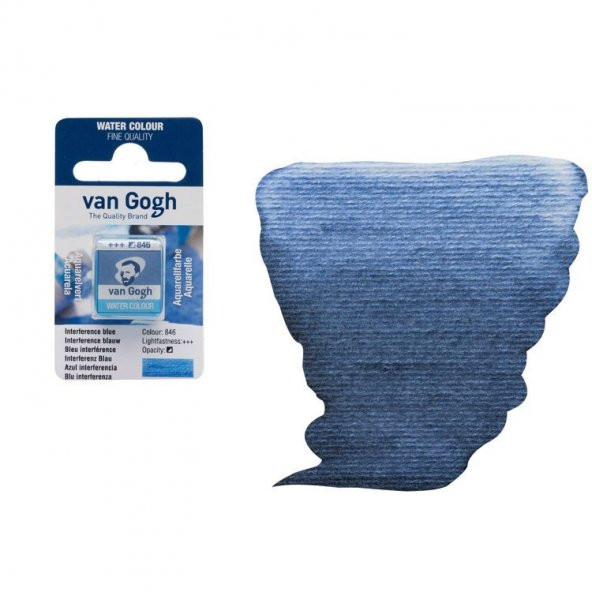 Talens Van Gogh 1/2 Tablet Sulu Boya 846 Interference Blue