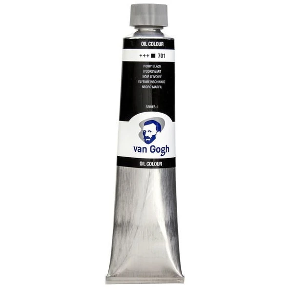Talens Van Gogh Yağlı Boya 200 ml. 701 Ivory Black