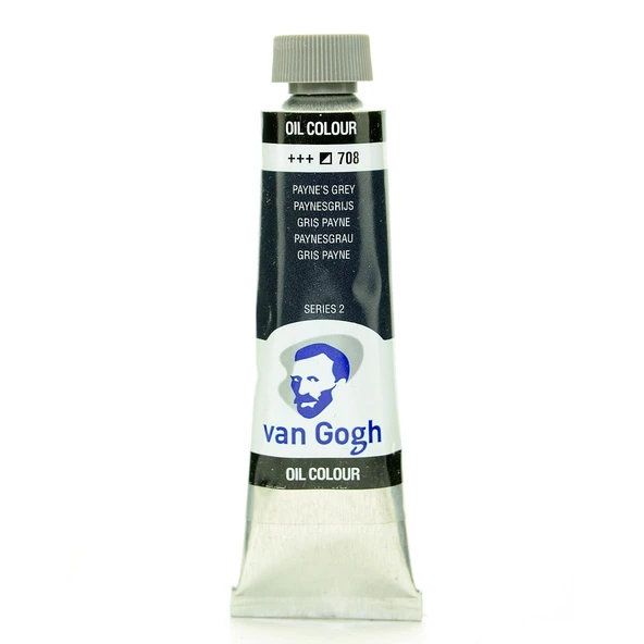 Talens Van Gogh Yağlı Boya 200 ml. 708 Paynes Grey