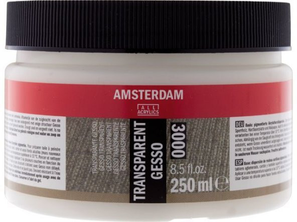 Talens Amsterdam Acrylic Şeffaf Gesso 000 250 ml.