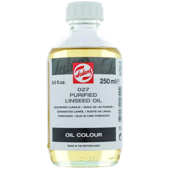 Talens Purified Linseed Oil 027 Saf Keten Tohumu Yağı 250 ml.