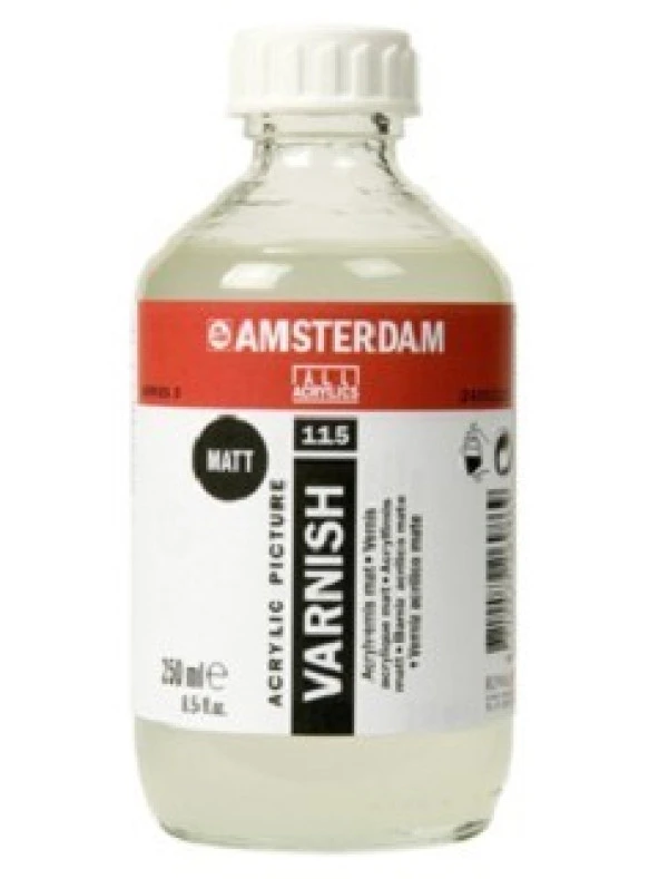 Talens Amsterdam Acrylic Varnish Matt 115 Mat Akrilik Boya Verniği 250 ml.