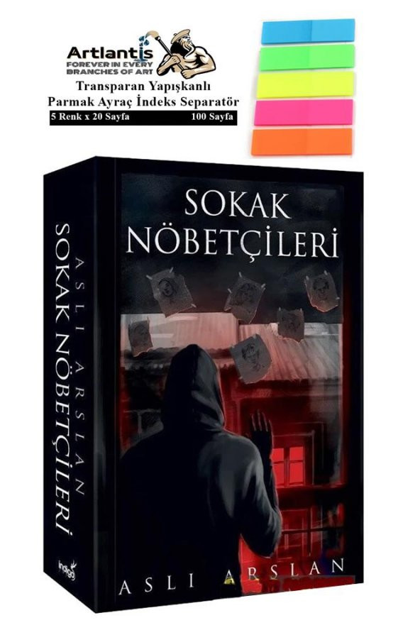 Sokak Nöbetçileri 1 719 Sayfa Karton Kapak 1 Adet Aslı Arslan Fosforlu Transparan Kitap Ayraç 1 Paket