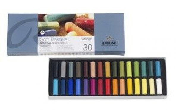 Talens Rembrandt Soft Pastel Boya 30 Renk Yarım Boy