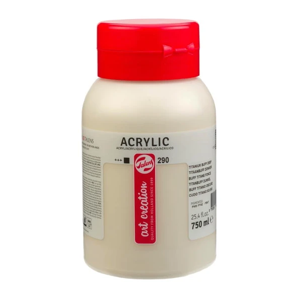 Talens Art Creation Akrilik Boya 750 ml. 290 Titanium Buff Deep