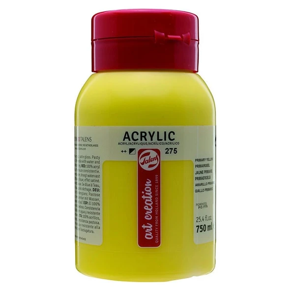 Talens Art Creation Akrilik Boya 750 ml. 275 Primary Yellow