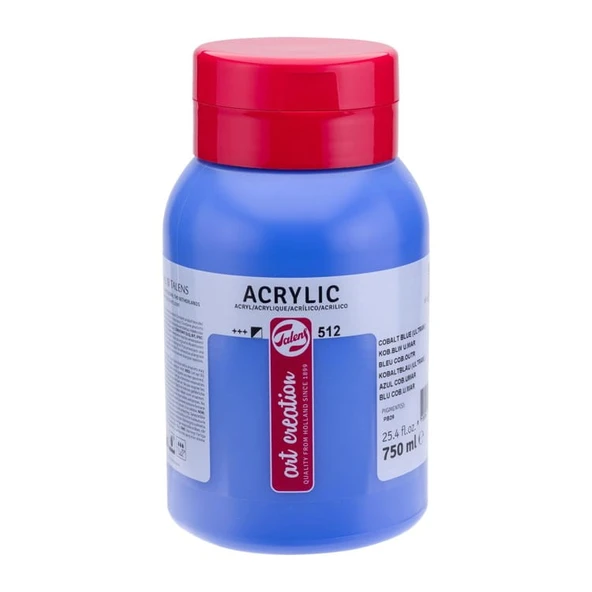 Talens Art Creation Akrilik Boya 750 ml. 512 Cobalt Blue Ultramarine