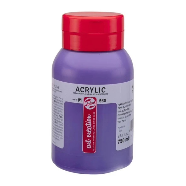 Talens Art Creation Akrilik Boya 750 ml. 568 Permanent Blue Violet
