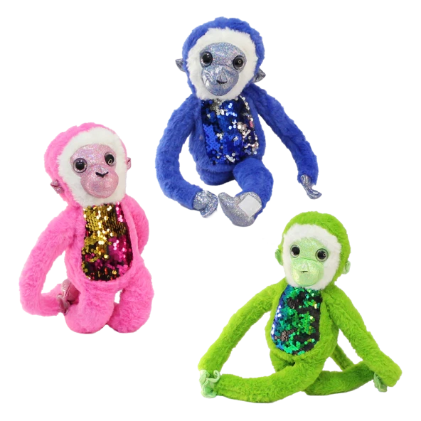 Süslü Maymunlar Peluş Oyuncak 45 cm 1 adet - 2
