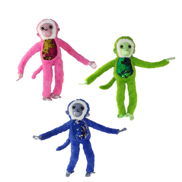 Süslü Maymunlar Peluş Oyuncak 45 cm 1 adet - 3