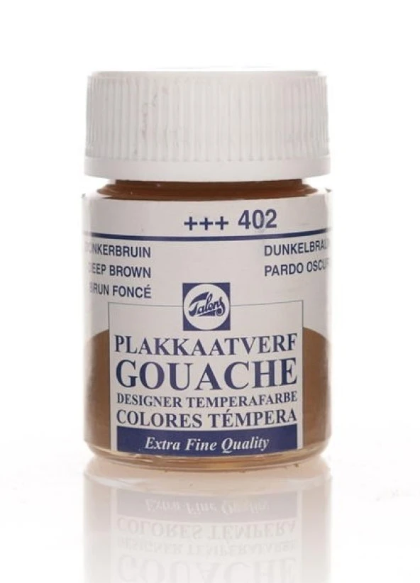 Talens Guaj Boya 402 Deep Brown