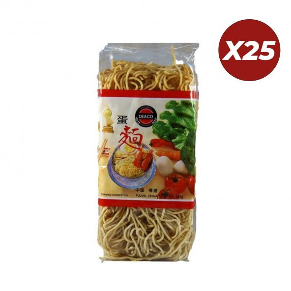 Deco Egg Noodle Yumurtalı Makarna 350 Gr 25 Adet