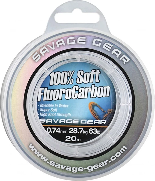 Savage gear Soft Fluoro Carbon 0,92 mm 15 m 40.5 kg 89 lb Misina - 4