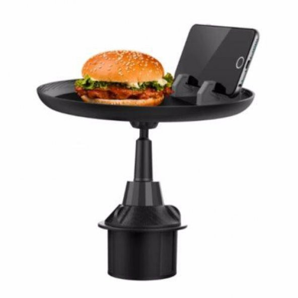 Coofbe Araç Yemek Masası Ve Telefon Tutucu Araç Bardaklık Yeri Yemek Masası Telefon Tutucu