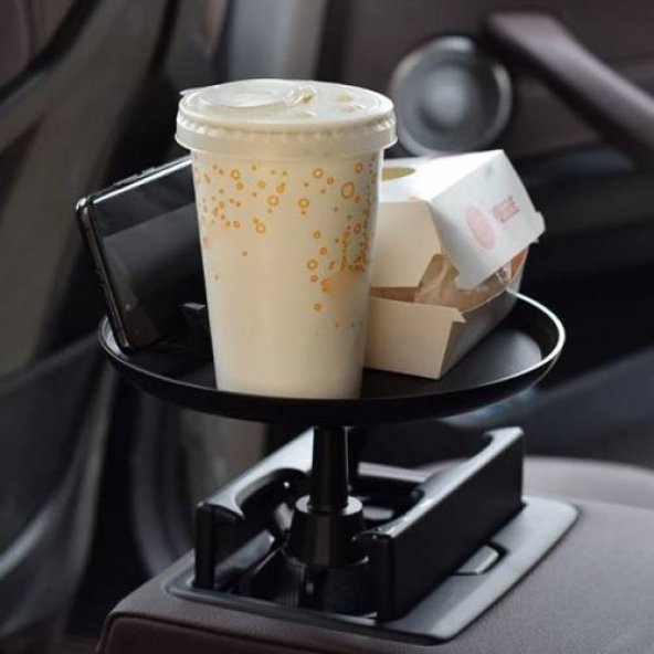 Coofbe Araç Yemek Masası Ve Telefon Tutucu Araç Bardaklık Yeri Yemek Masası Telefon Tutucu - 2