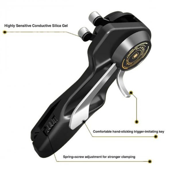 Coofbe 6 Parmak Tetik Joystick Tablet Oyun Kolu PUBG Tetik İpad Huawei Samsung Tablet Oyun Kolu - 4