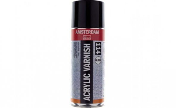 Talens Amsterdam Acrylic Varnish Gloss 114 Akrilik Boya Verniği Parlak 400 ml. Sprey