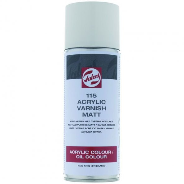 Talens Acrylic Picture Varnish Matt 115 Mat Yağlıboya ve Akrilik Verniği 400 ml Sprey