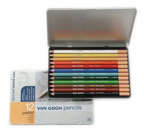Talens Van Gogh Pastel Kalem 12 Renk Metal Kutu