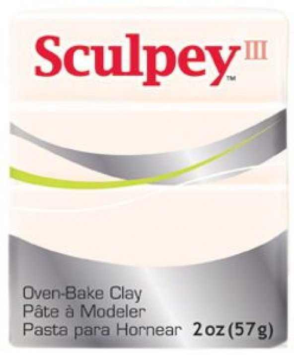 Sculpey III Polimer Kil 57 gr 010 Translucent (Transparan)