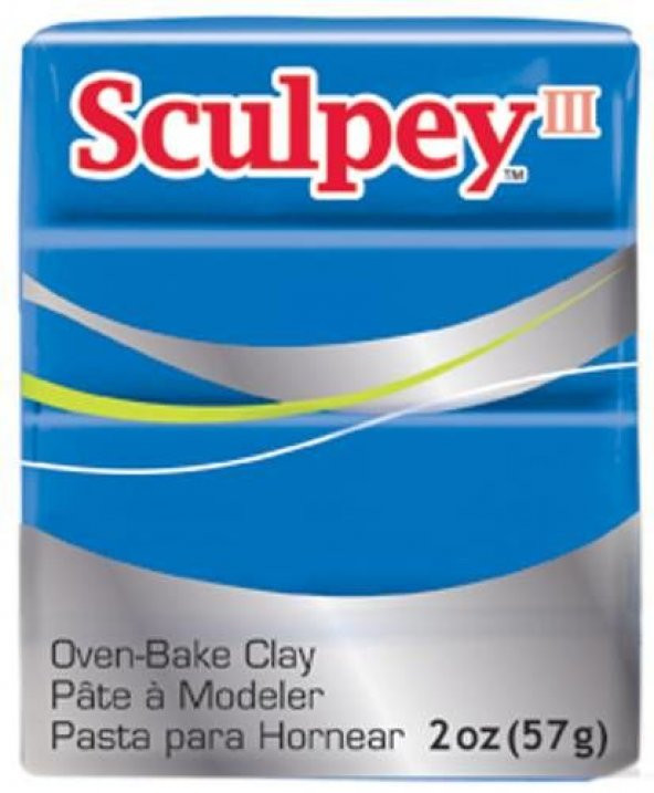 Sculpey III Polimer Kil 57 gr 063 Blue (Mavi)