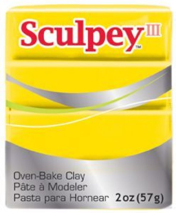 Sculpey III Polimer Kil 57 gr 072 Yellow (Sarı)