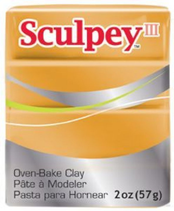 Sculpey III Polimer Kil 57 gr 1086 Gold (Altın)