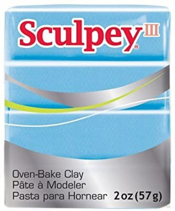 Sculpey III Polimer Kil 57 gr 1103 Light Blue Pearl (Açık Mavi İnci)