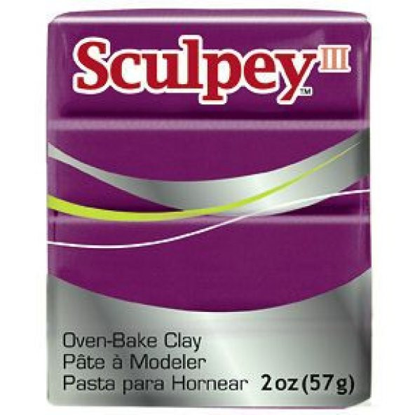 Sculpey III Polimer Kil 57 gr 1112 Fuschia Pearl (Simli Fuşya)