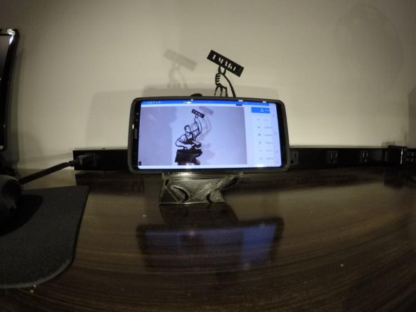 Ben Adam Yap Telefon Standı Plastik Aparat - Resim 8