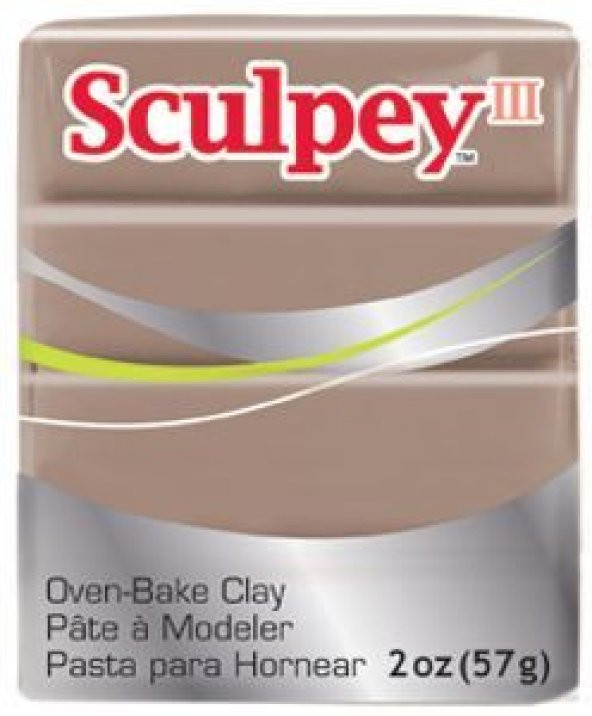 Sculpey III Polimer Kil 57 gr 1657 Hazelnut (Fındık)
