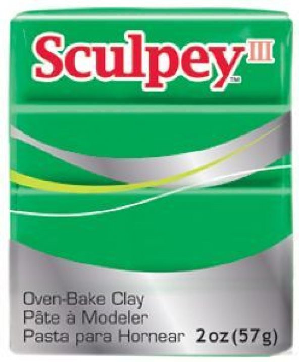 Sculpey III Polimer Kil 57 gr 323 Emerald (Zümrüt Yeşili)