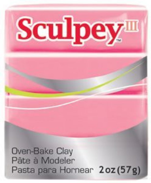 Sculpey III Polimer Kil 57 gr 503 Hot Pink (Sıcak Pembe)