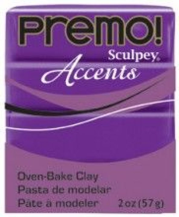 Sculpey Premo Accents Polimer Kil 57 gr 5031 Purple Pearl