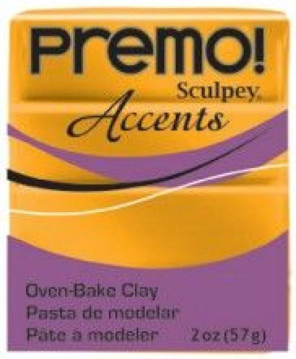 Sculpey Premo Accents Polimer Kil 57 gr 5303 Gold ürün görseli 1