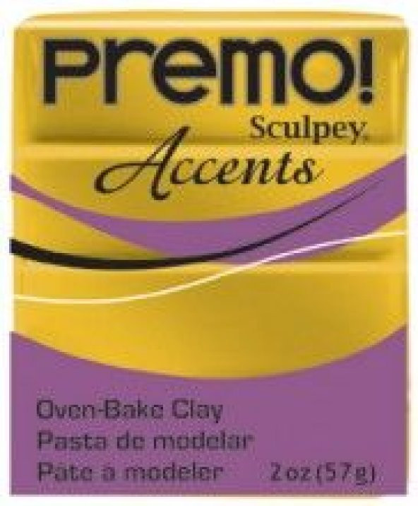 Sculpey Premo Accents Polimer Kil 57 gr 5517 Antique Gold