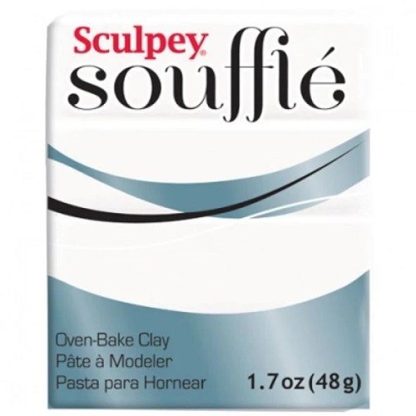 Sculpey Souffle Polimer Kil 48 gr. Beyaz (Igloo)