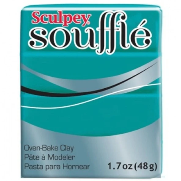 Sculpey Souffle Polimer Kil 48 gr. Turkuaz (Sea Glass)