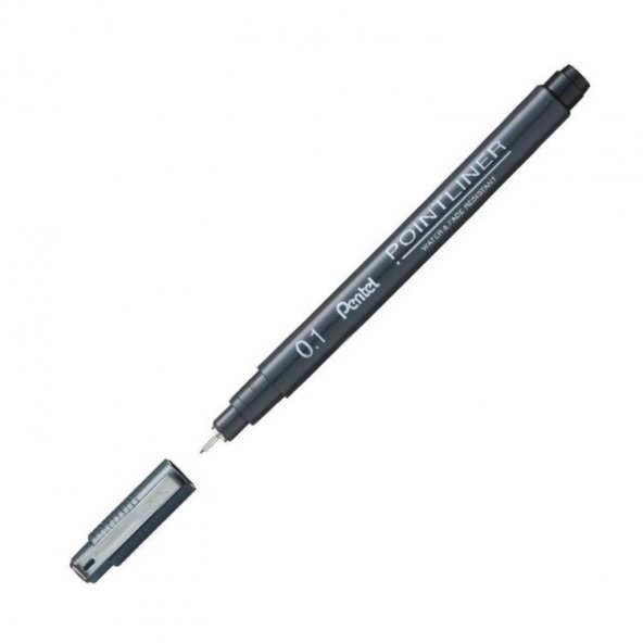 Pentel Pointliner Fiber Uçlu Çizim Kalemi 0.1 mm
